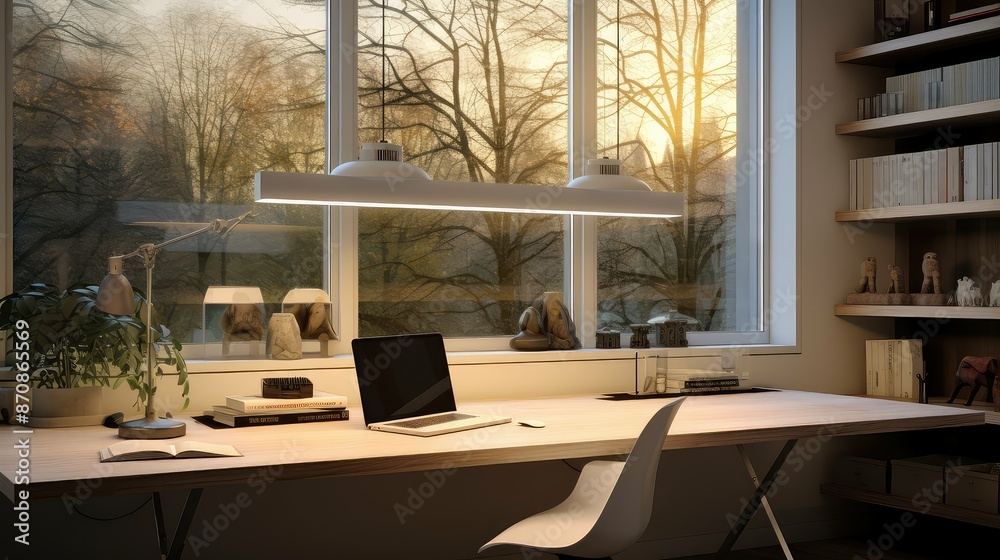 Fototapeta premium pendant home office light