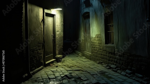 Wallpaper Mural photograph dark doorway Torontodigital.ca