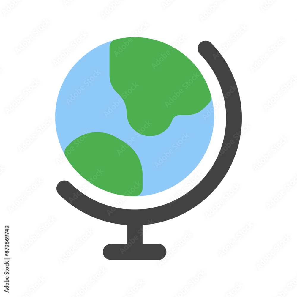 globe flat icon