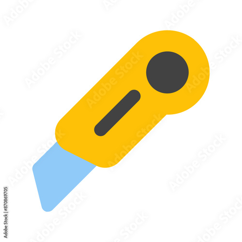 cutter flat icon