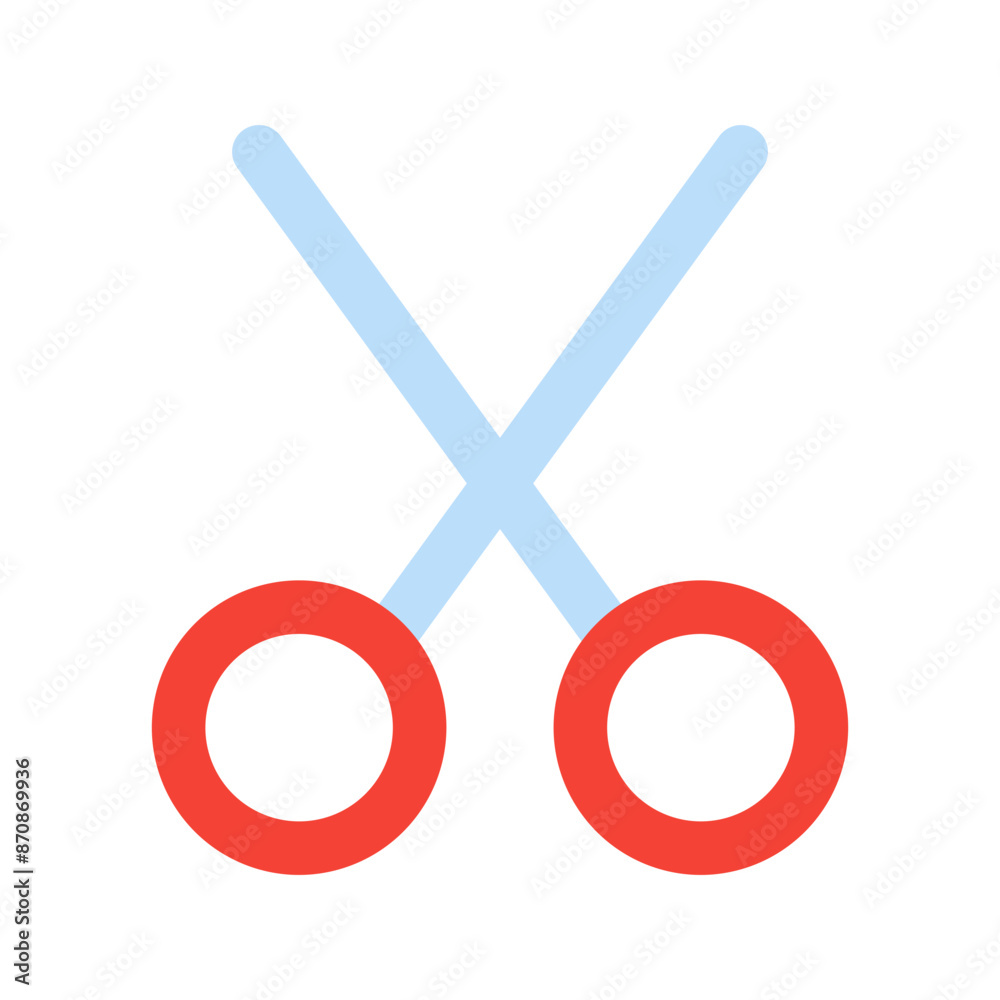 scissors flat icon scissors flat icon