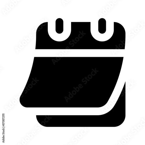 calendar glyph icon