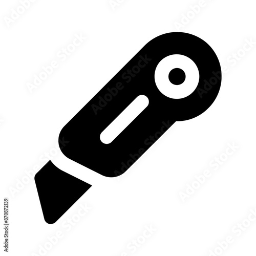 cutter glyph icon