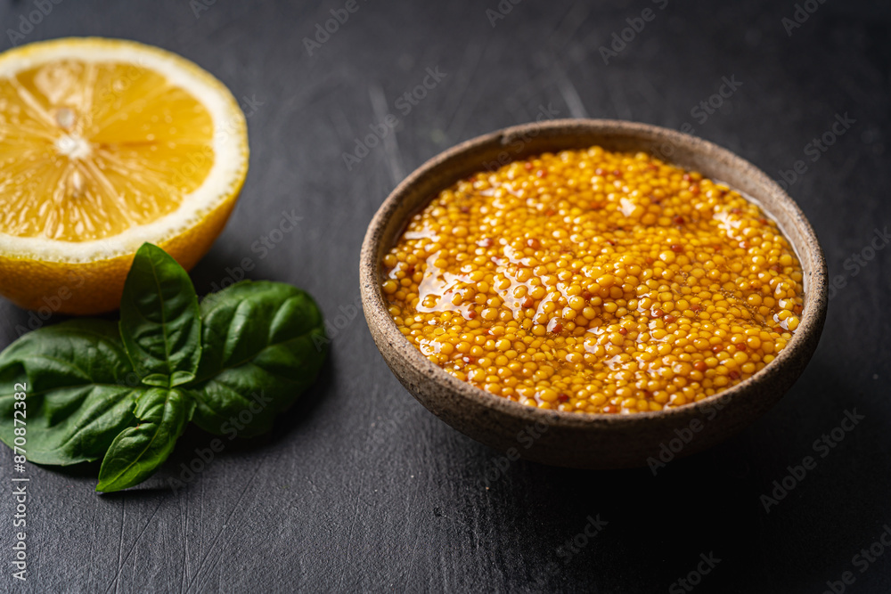 Fresh organic mustard