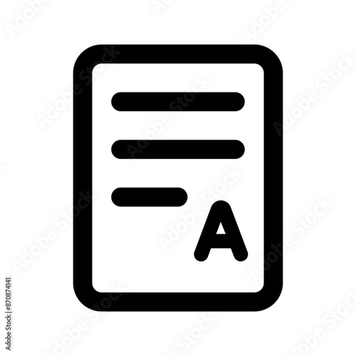 exam glyph icon