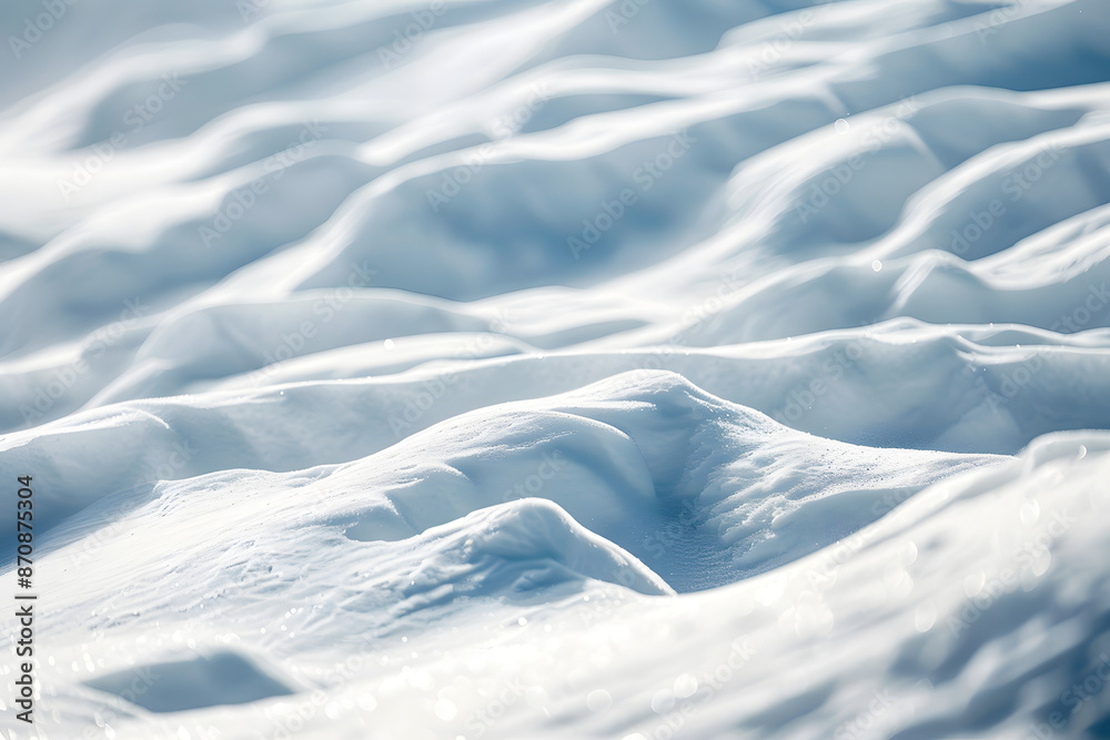 Close-Up of Snow Dunes Close-Up of Snow Dunes