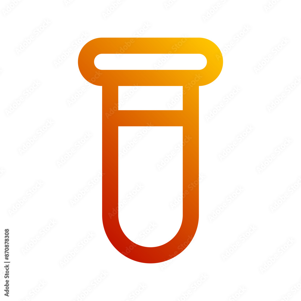 test tube gradient icon