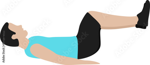 Situp workout illustration