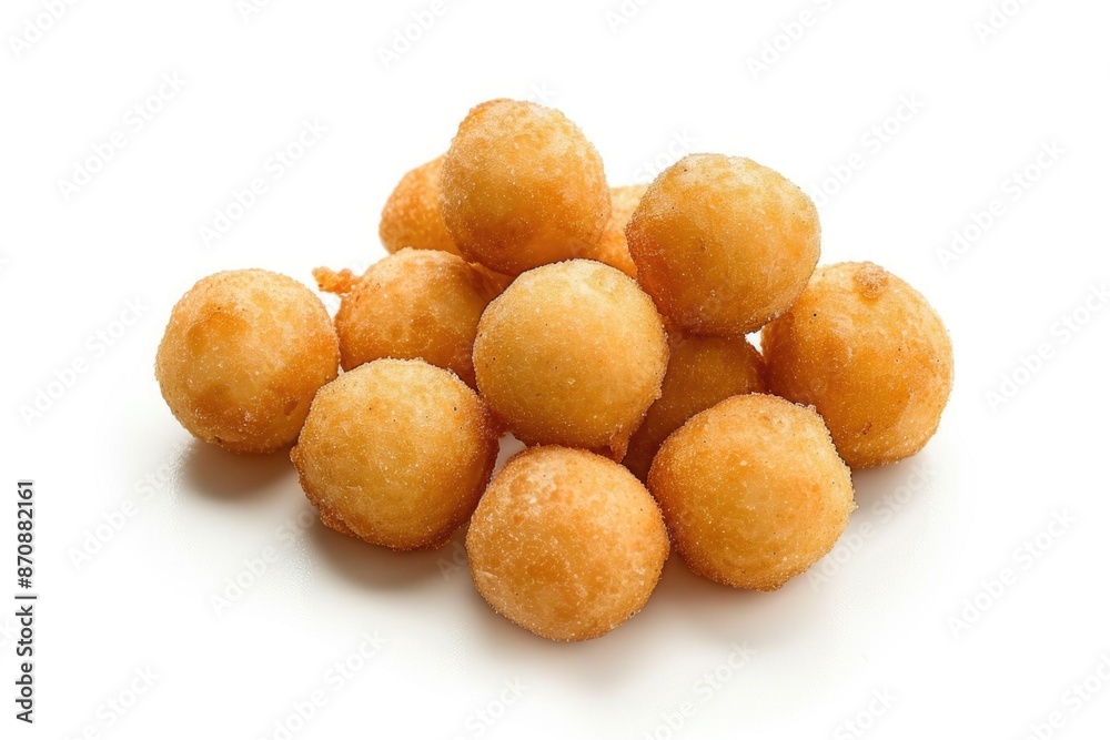 A creative arrangement of doughnuts stacked on top of each other A creative arrangement of doughnuts stacked on top of each other