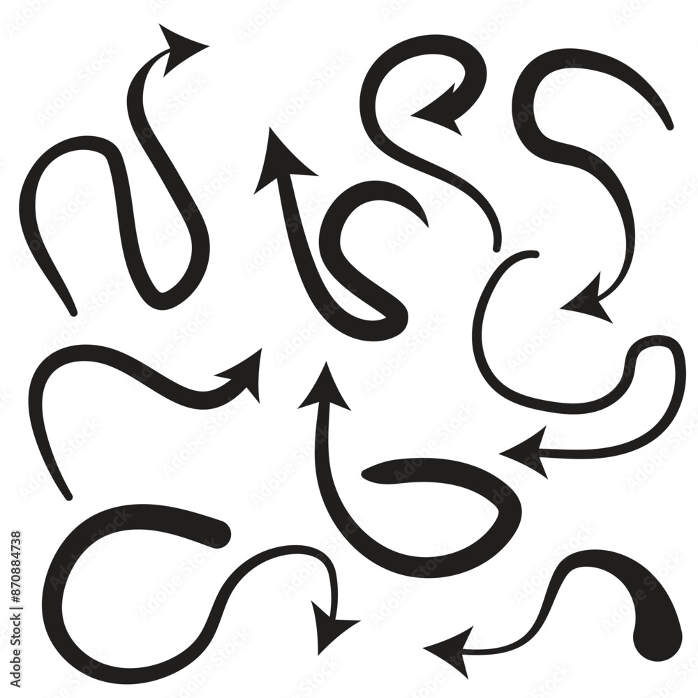 set of arrows