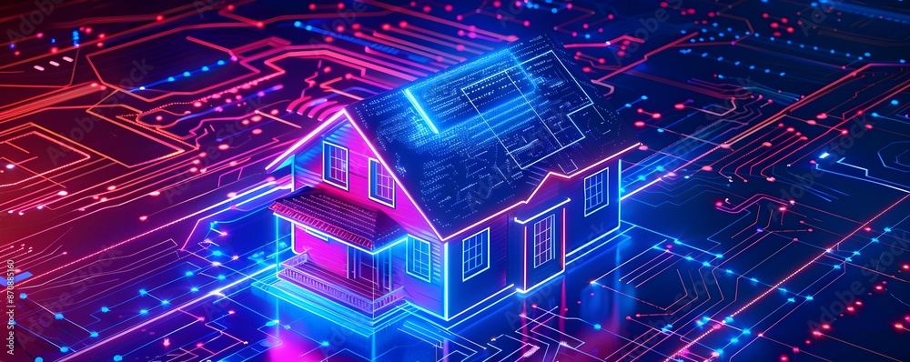 Futuristic Smart Home with Advanced Technology and Automation Futuristic Smart Home with Advanced Technology and Automation