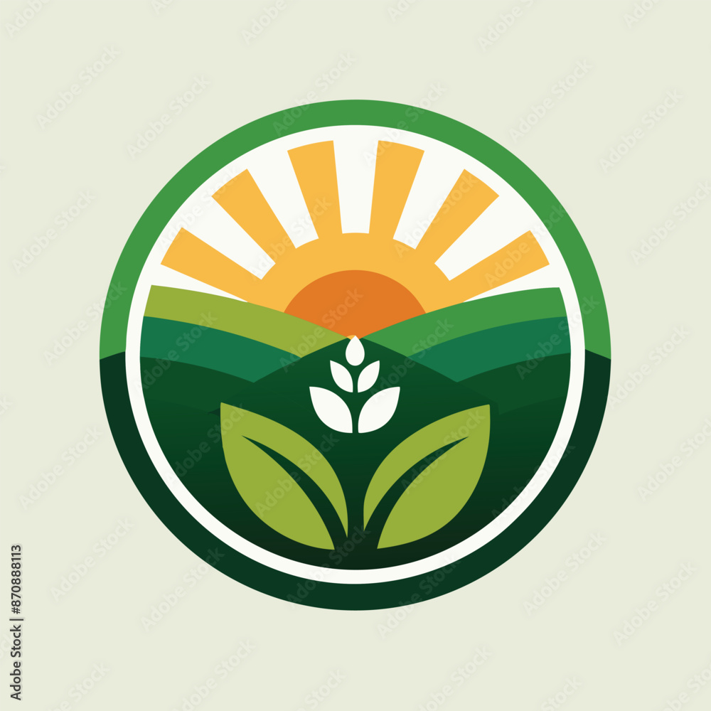 Agriculture Logo illustration black and white Agriculture Logo illustration black and white