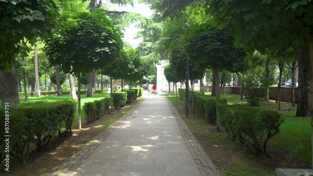 Small Kikvidze Park in Tbilisi. Nice place to stay Small Kikvidze Park in Tbilisi. Nice place to stay