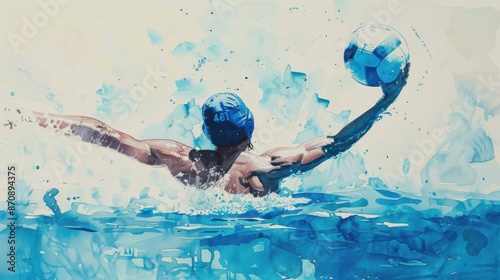 Olympic watercolour