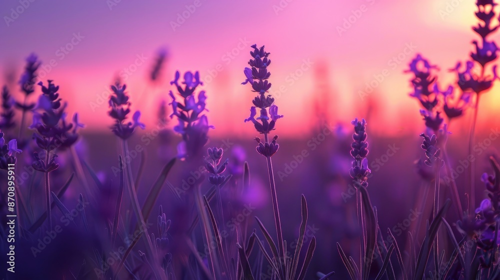 Lavender hue on a summer night Lavender hue on a summer night