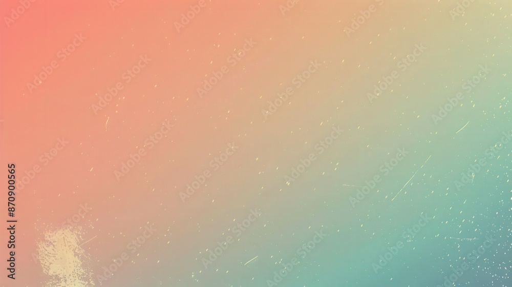 Fototapeta premium abstract watercolor faded gradient background with retro color pallet