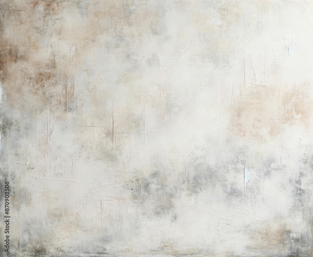 Textured White Wall with Various Shades of Aged and Worn White Textured White Wall with Various Shades of Aged and Worn White