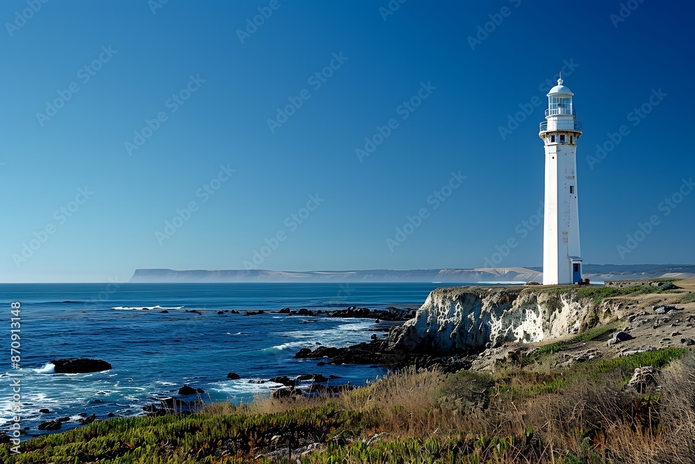 Lighthouse on a Coastline Lighthouse on a Coastline