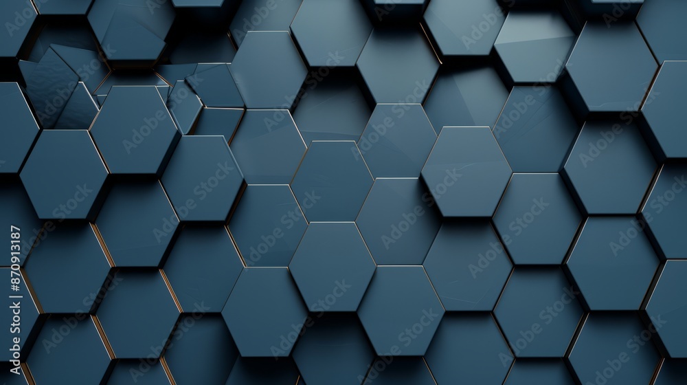 Hexagon patterned background Hexagon patterned background