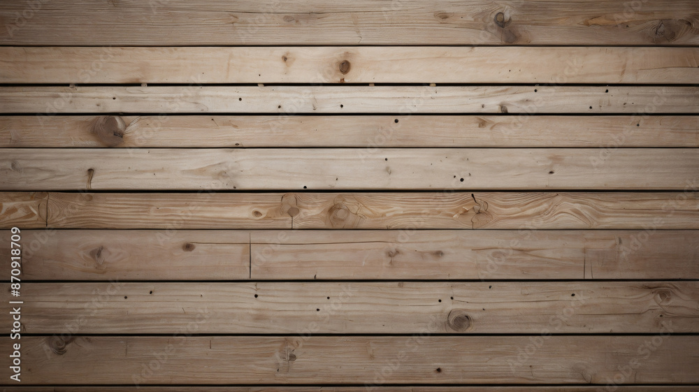 Obraz premium Brown wood plank wall texture background