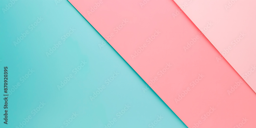 geometric shapes made of turquoise and pink paper sheets, ideal for minimalistic modern design,creative projects,modern graphic design geometric shapes made of turquoise and pink paper sheets, ideal for minimalistic modern design,creative projects,modern graphic design