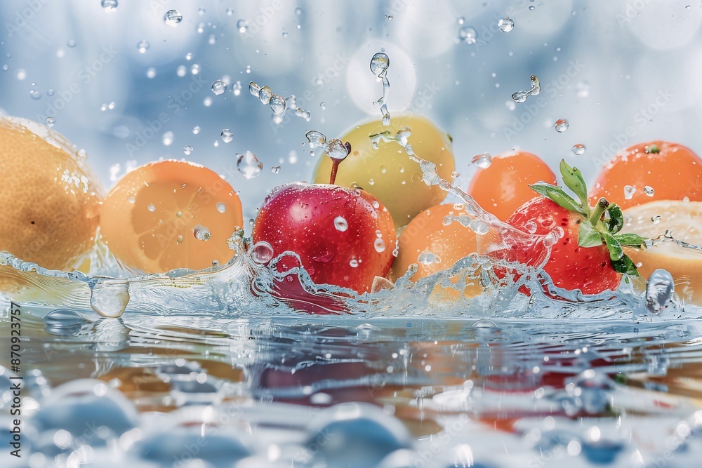 Fruit Splash: A Symphony of Colors and Freshness Fruit Splash: A Symphony of Colors and Freshness