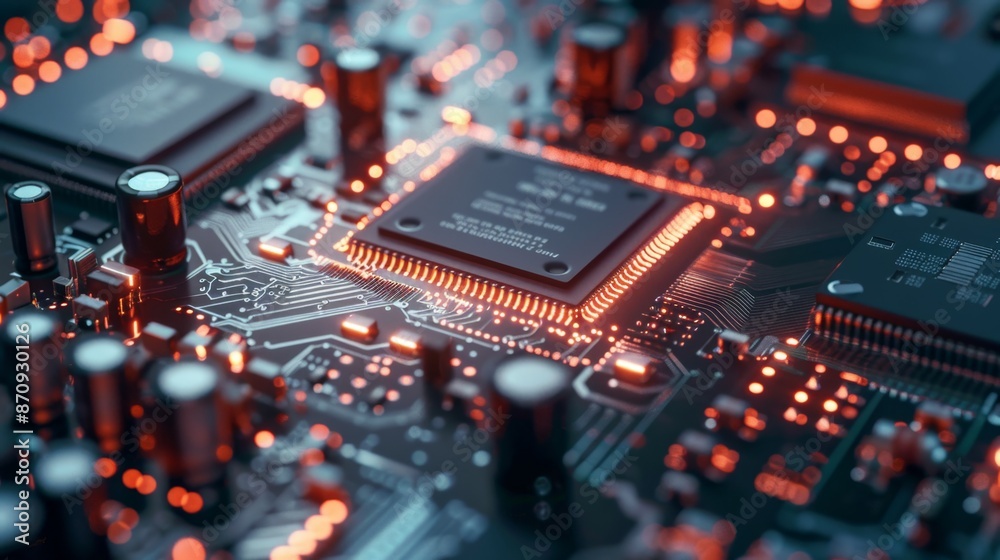 Precision Robotics Soldering on Electronic Circuit Board Precision Robotics Soldering on Electronic Circuit Board