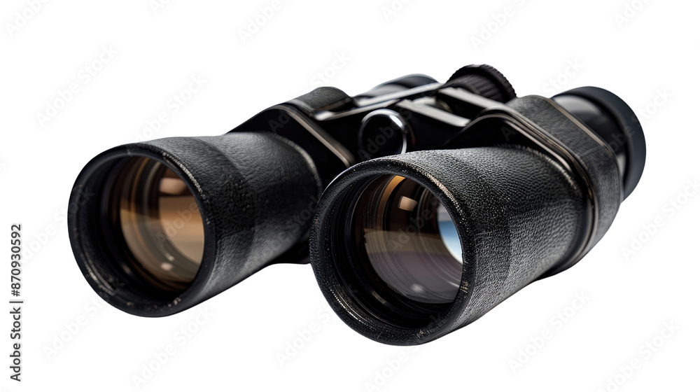 Pair of binoculars for bird watching on white background or PNG Pair of binoculars for bird watching on white background or PNG
