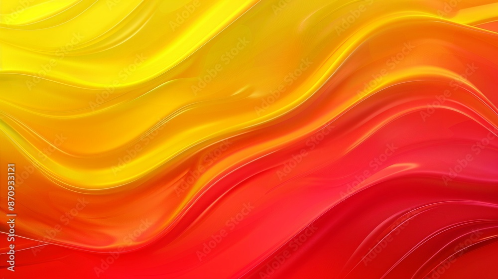 Vibrant Yellow and Red Gradient Background with Blurred Waves for Eye-Catching Designs Vibrant Yellow and Red Gradient Background with Blurred Waves for Eye-Catching Designs