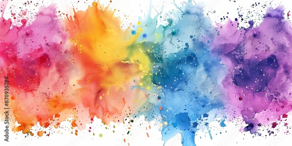 Celebrate the vibrant festival with spring and is celebrated with a splash of colors, music, dance Colorful pastel drawing paper texture, water color for greeting poster design art wallpaper Celebrate the vibrant festival with spring and is celebrated with a splash of colors, music, dance Colorful pastel drawing paper texture, water color for greeting poster design art wallpaper