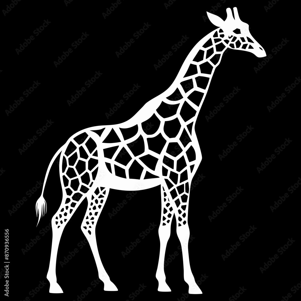 giraffe silhouette vector giraffe silhouette vector