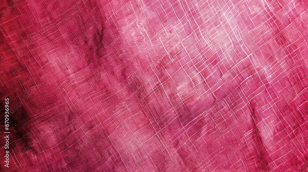 Fototapeta premium dirty Raspberry Delight abstract vintage fabric background for design. Fabric cloth canvas texture. Rough, grain. Matte