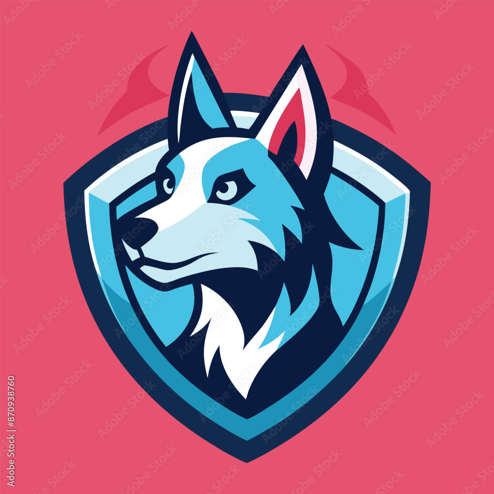 Pet Logo Illustration On solid background Pet Logo Illustration On solid background