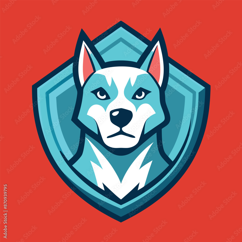 Pet Logo Illustration On solid background Pet Logo Illustration On solid background