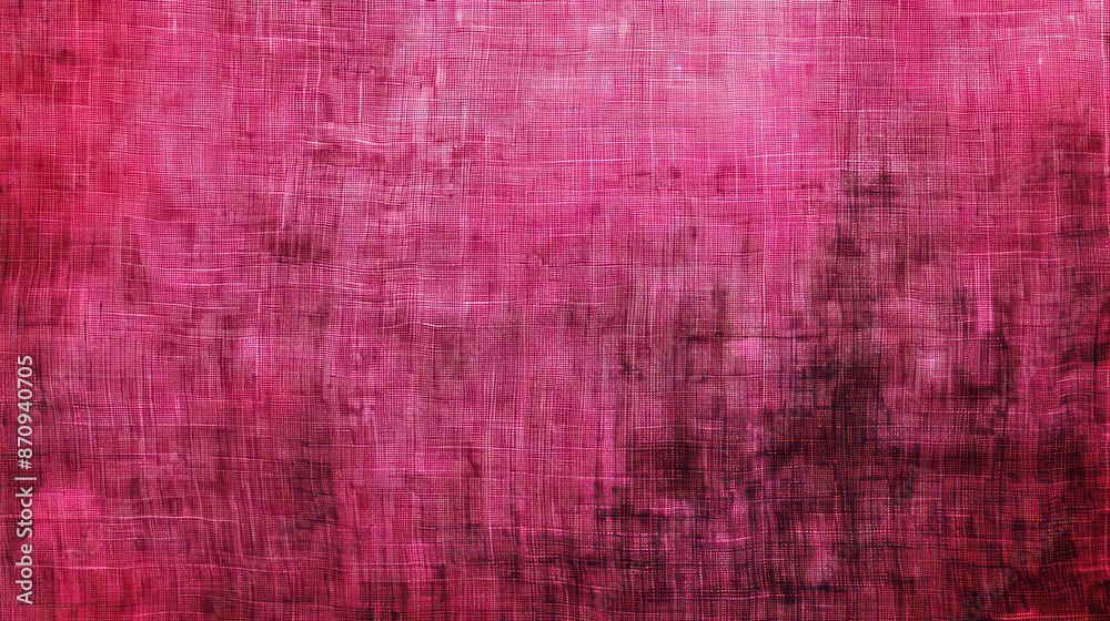 Fototapeta premium dirty Raspberry Delight abstract vintage fabric background for design. Fabric cloth canvas texture. Rough, grain. Matte