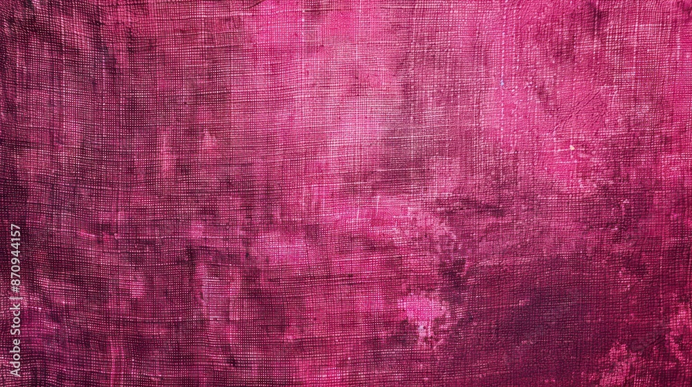 Fototapeta premium dirty Raspberry Delight abstract vintage fabric background for design. Fabric cloth canvas texture. Rough, grain. Matte