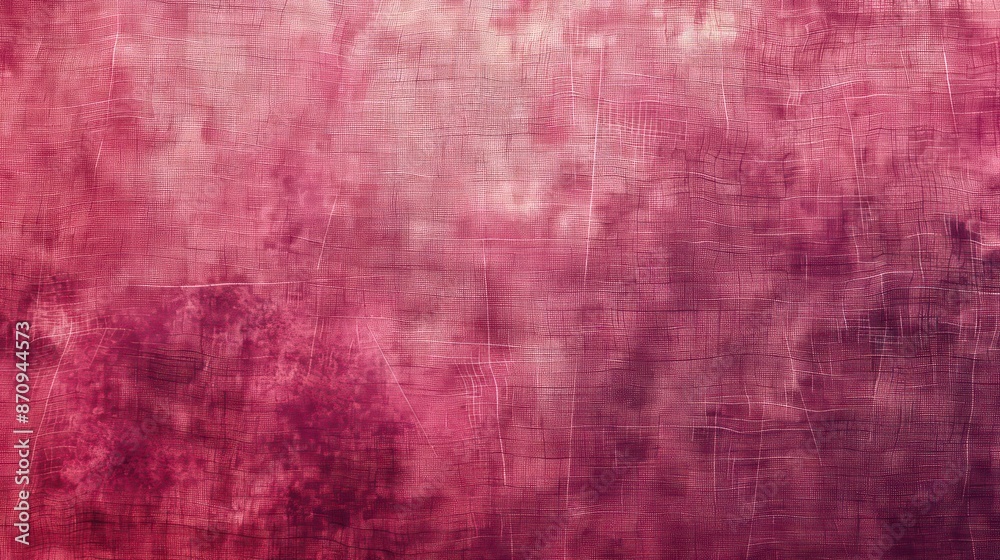 Fototapeta premium dirty Raspberry Delight abstract vintage fabric background for design. Fabric cloth canvas texture. Rough, grain. Matte