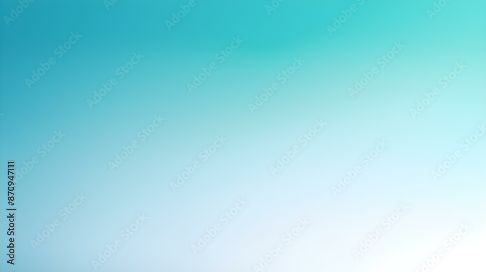 Gradient Background with soft Shapes fading from Cyan to White. Elegant Presentation Template Gradient Background with soft Shapes fading from Cyan to White. Elegant Presentation Template