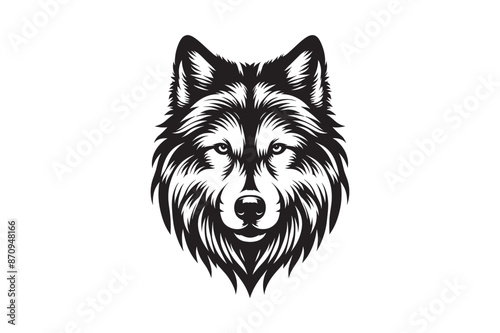 Wolf silhouette set vector design big pack of illustration and icon