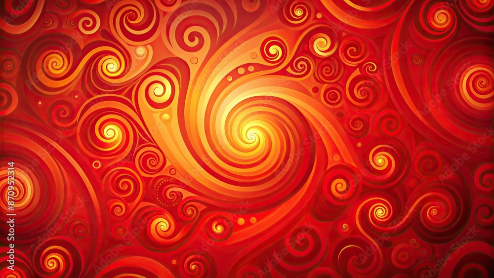 Fiery red and orange swirling pattern. Fiery red and orange swirling pattern.