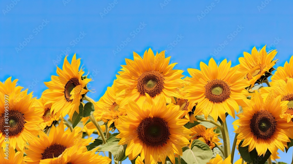Obraz premium vibrant yellow floral background