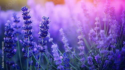 nature blue and purple background