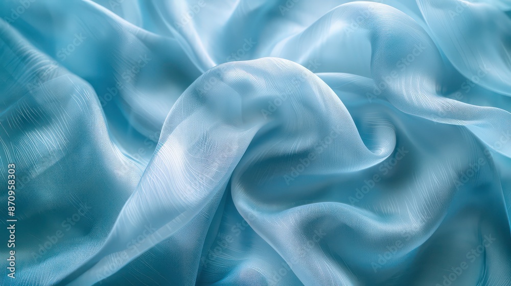 Obraz premium Arctic light blue, dirty blue, abstract vintage fabric background for design. Fabric cloth canvas texture. Rough, grain. Matte