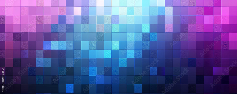 A mosaic pixel background with a gradient from blue to purple. The smooth transition and pixelated design create a calming and elegant pattern. A mosaic pixel background with a gradient from blue to purple. The smooth transition and pixelated design create a calming and elegant pattern.