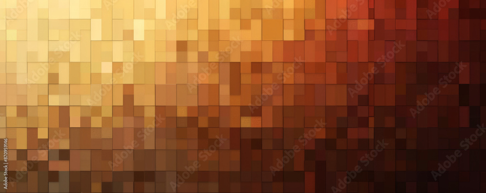 A mosaic pixel background with a gradient from dark to light brown. The smooth transition and pixelated design create a warm and natural pattern. A mosaic pixel background with a gradient from dark to light brown. The smooth transition and pixelated design create a warm and natural pattern.