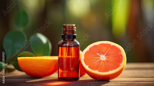 pure blood orange essential oil photo