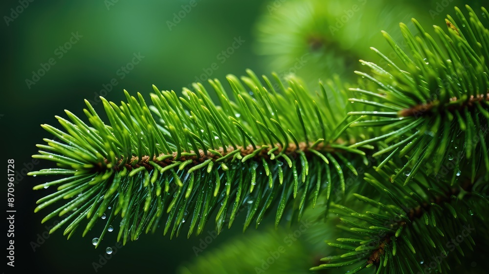 vibrant fir sprig vibrant fir sprig