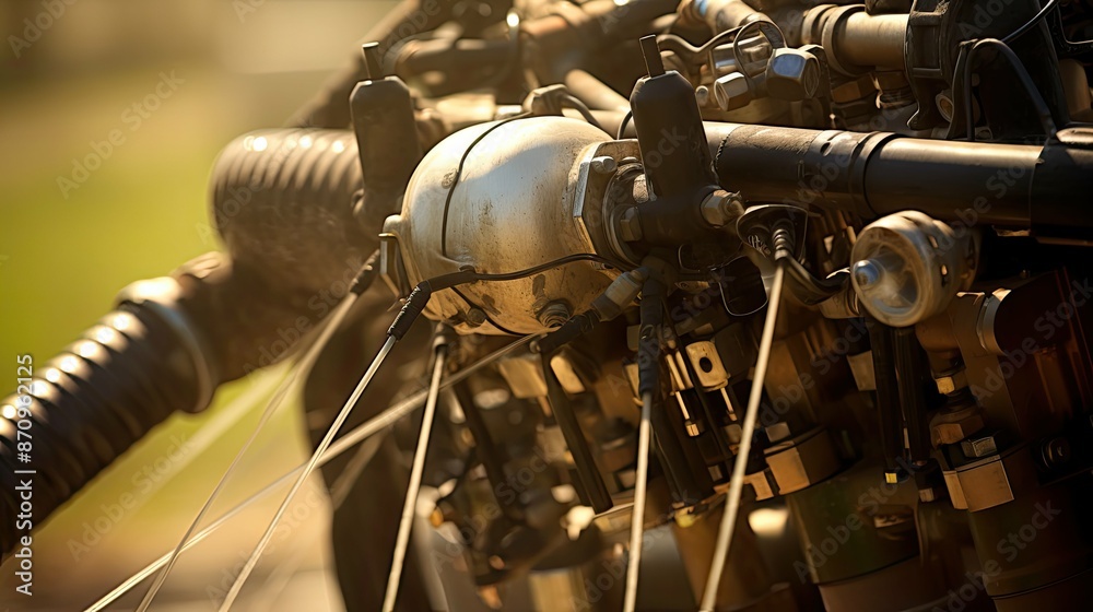Fototapeta premium chemicals agricultural sprayer