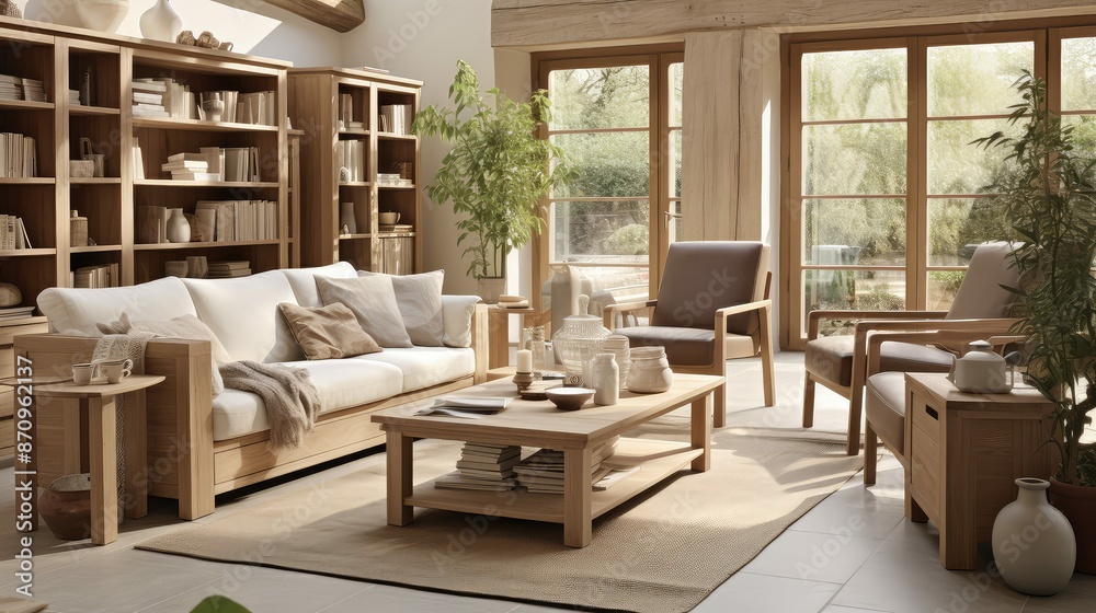 Fototapeta premium living light oak