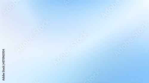 Gradient Background with soft Shapes fading from Light Blue to White. Elegant Presentation Template